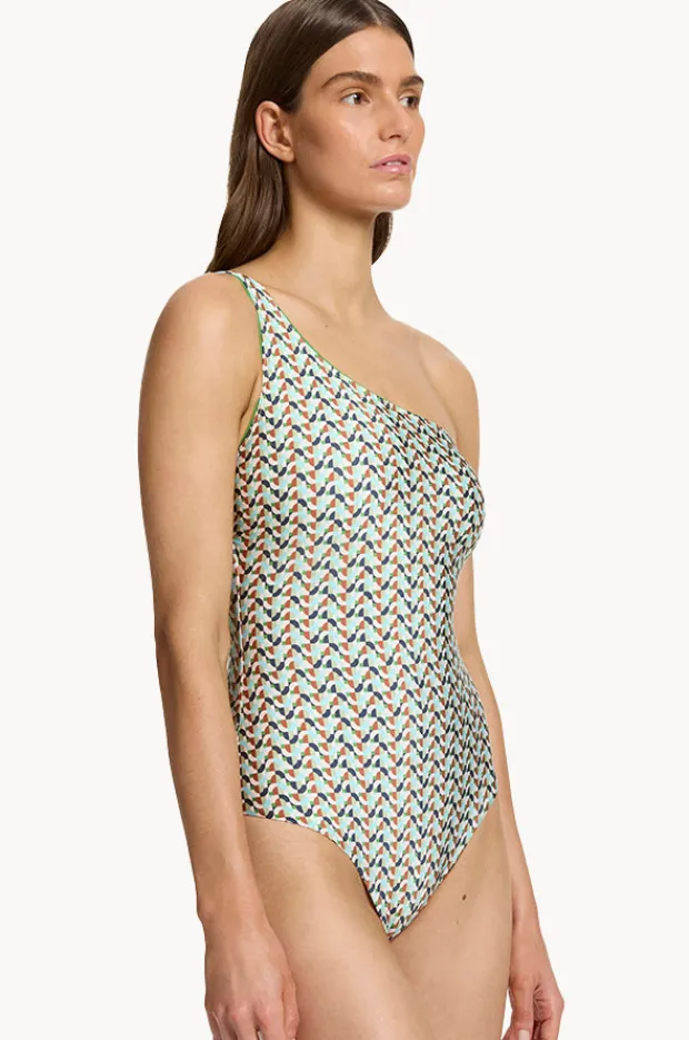 One Pieces|Jets Acacia One Shoulder One Piece Multi