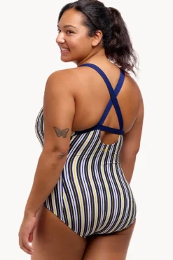 One Pieces|Funkita Admiralty Stripe Brace Me Back One Piece Navy/white