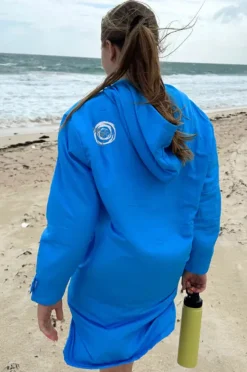 Towel Robes & Ponchos|Towel Robes & Ponchos|Back Beach Co Alaskan Deck Coat L/XL Blue