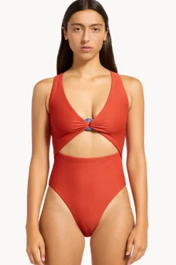 One Pieces|Jets Alessia Plunge One Piece Flame