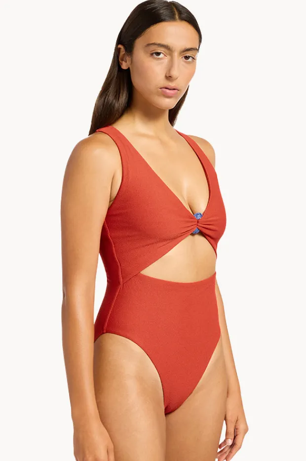 One Pieces|Jets Alessia Plunge One Piece Flame