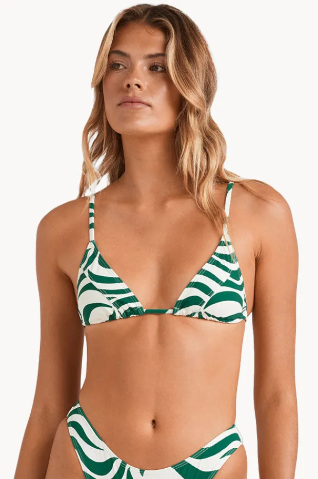 Bikini Tops|Billabong All The Waves Ayla Tri Evergreen