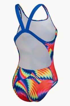 One Pieces|Speedo Allover Digital Leaderback One Piece Multi