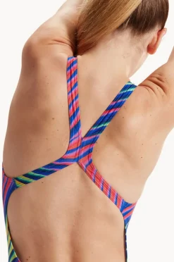 One Pieces|Speedo Allover Digital Powerback One Piece Multi