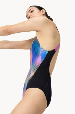 One Pieces|Speedo Allover Digital Recordbreaker One Piece Black/multi