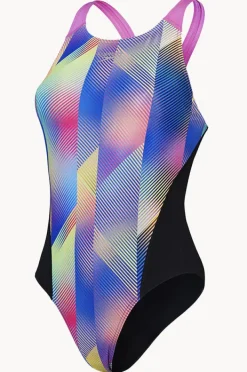 One Pieces|Speedo Allover Digital Recordbreaker One Piece Black/multi