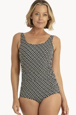One Pieces|Jantzen Alo Pintuck One Piece BLACK