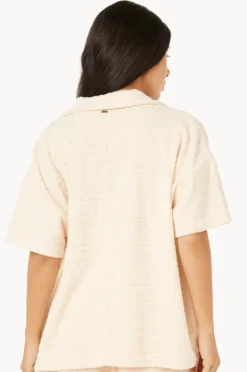 Tops|Rip Curl Aloha State Terry Shirt Off White