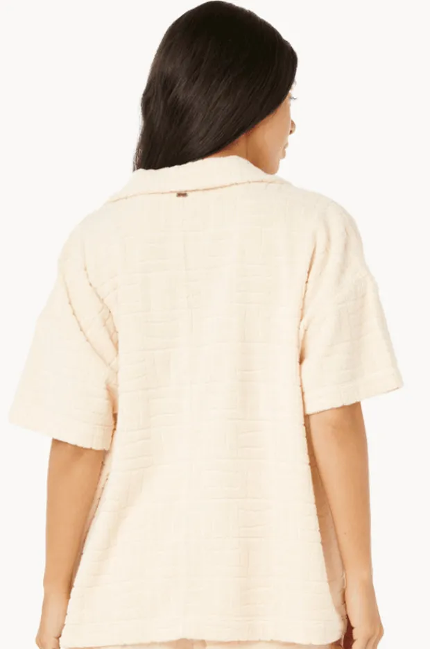 Tops|Rip Curl Aloha State Terry Shirt Off White