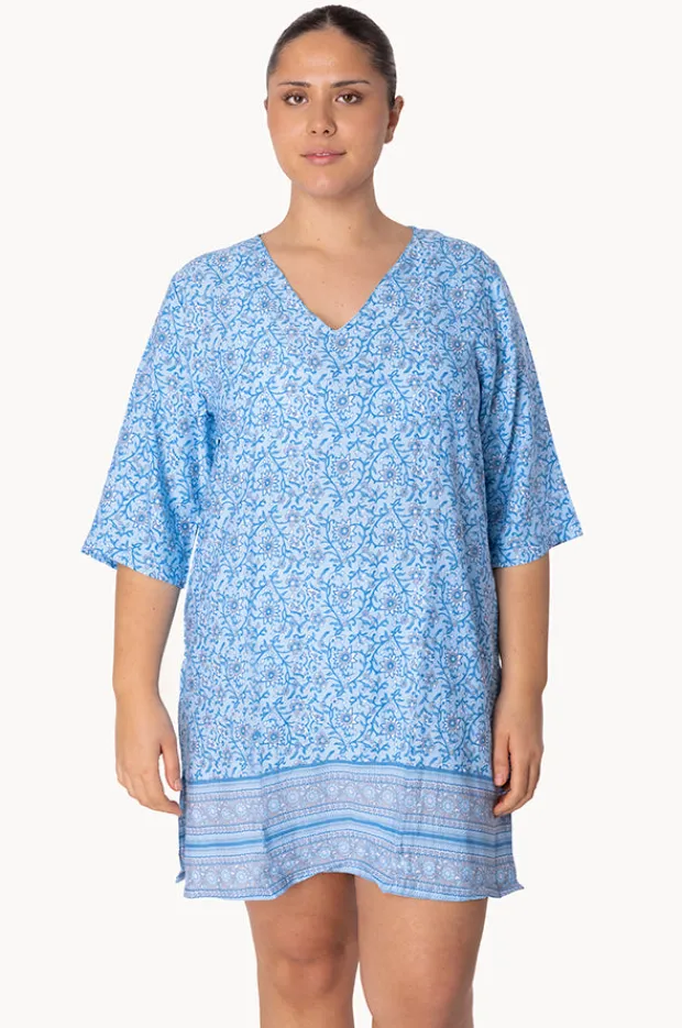 Overswim|Sundrenched Alpine Tunic Aqua