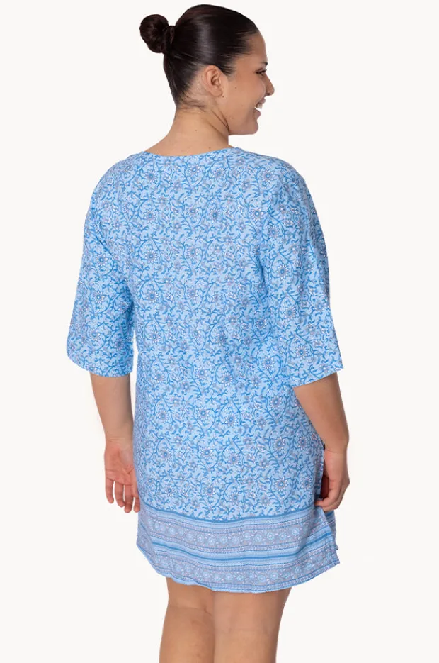 Overswim|Sundrenched Alpine Tunic Aqua