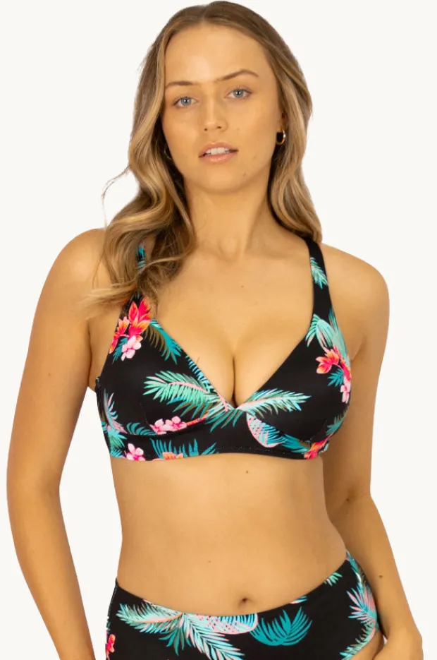 Bikini Tops|Baku Amalfi C/DD Cup Longline Bra Amalfi floral
