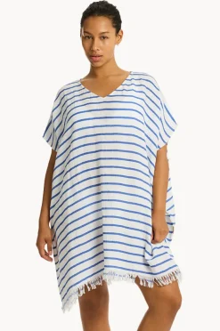 Overswim|Sea Level Amalfi Kaftan Amalfi blue