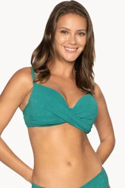 Bikini Tops|Nip Tuck Amelius Ruth D/DD Cup Bra Green