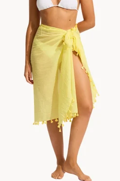 Sarongs|Seafolly Amnesia Sarong Limelight