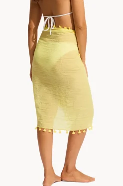 Sarongs|Seafolly Amnesia Sarong Limelight
