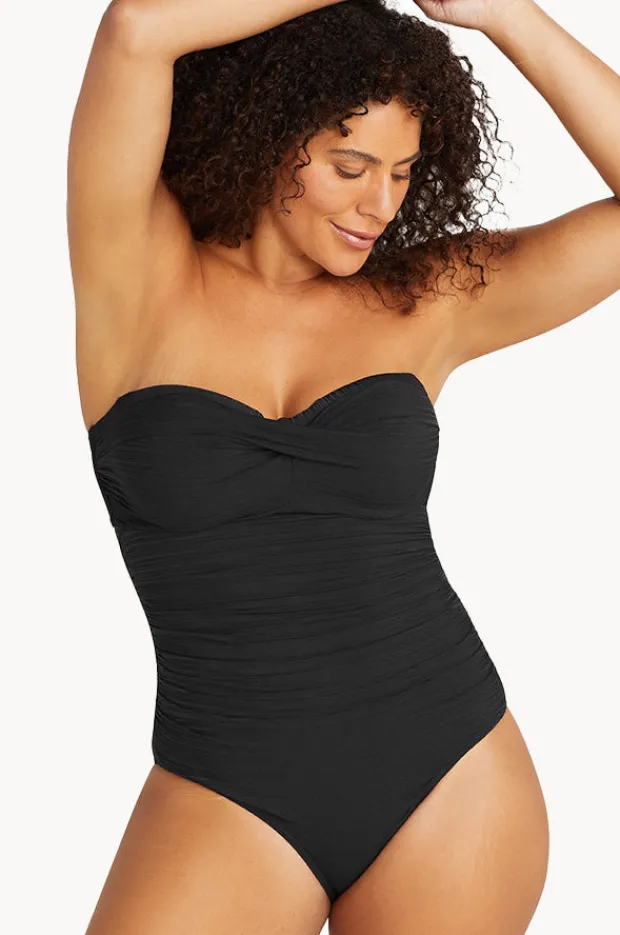 One Pieces|Artesands Aria Botticelli Bandeau One Piece Black