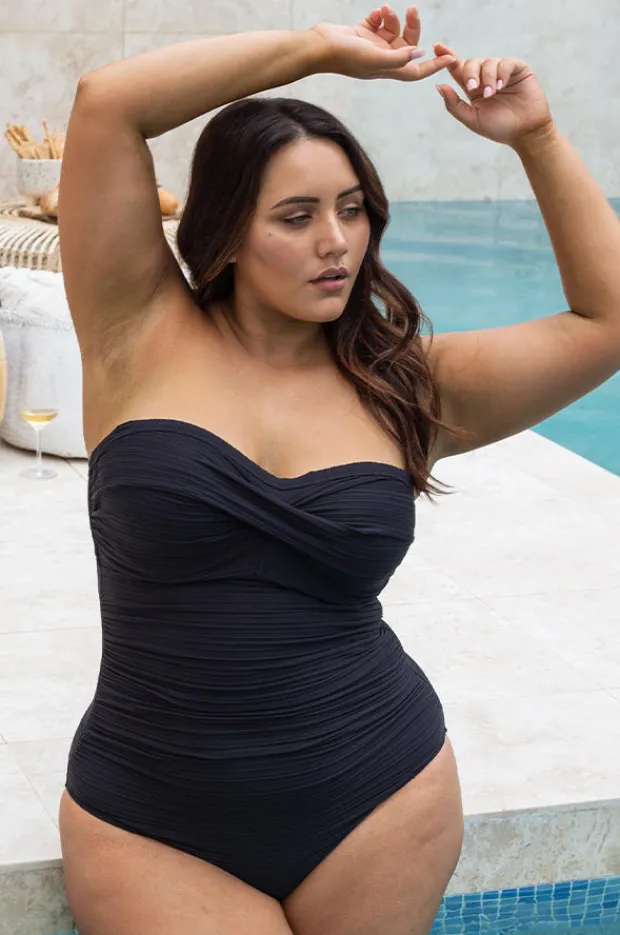 One Pieces|Artesands Aria Botticelli Bandeau One Piece Black