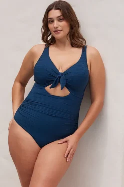 One Pieces|Artesands Aria Cezanne D/DD Cup One Piece Navy