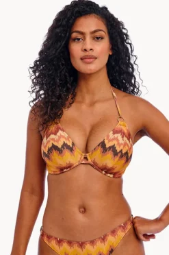 Bikini Tops|Freya Arizona Wave E Cup Halter Horizon