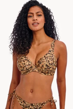 Bikini Tops|Freya Arizona Wave F Cup Plunge Bra Dune