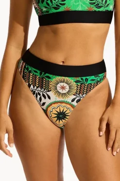 Bottoms|Seafolly High Rise Pant Atlantis