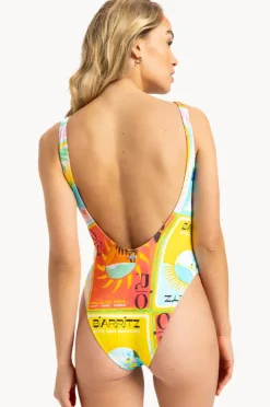 One Pieces|Roxy Atlas High Leg One Piece Sky