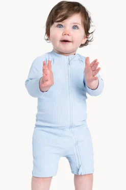 Rashies & Sunsuits|Rashies & Sunsuits|Tini Togs Baby Boys Zip Boyleg Sunsuit Sailor