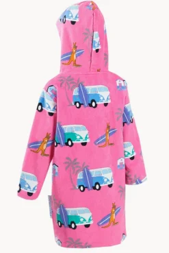 Towel Robes & Ponchos|Towel Robes & Ponchos|Back Beach Co Baby Combi Hooded Towel Robe 12-24M Pink