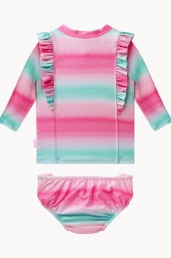 Rashies & Sunsuits|Seafolly Girls Baby Girls Ombre Suntop Set Multi