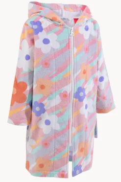 Towel Robes & Ponchos|Towel Robes & Ponchos|Back Beach Co Baby Petal Splash Hooded Towel Robe 12-24M Multi