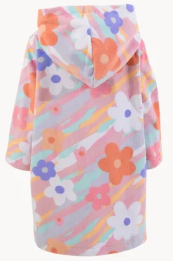 Towel Robes & Ponchos|Towel Robes & Ponchos|Back Beach Co Baby Petal Splash Hooded Towel Robe 12-24M Multi