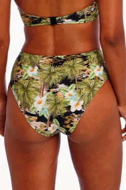 Bottoms|Freya Bahama Shores High Waist Brief Black
