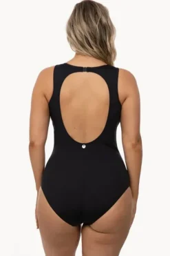 One Pieces|Sunseeker Basix Cross Spliced One Piece Black