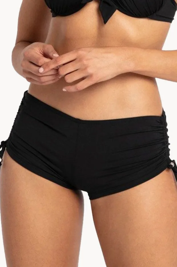 Bottoms|Sunseeker Basix Tie Side Boyleg BLACK