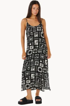 Dresses|Rip Curl Beach Party Midi Dress BLACK