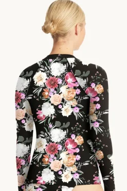 Rashies & Sunsuits|Sea Level Belle Long Sleeve Suntop Black