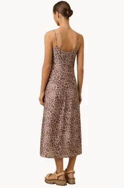 Dresses|Monte u0026 Lou Belle Midi Slip Dress Animal