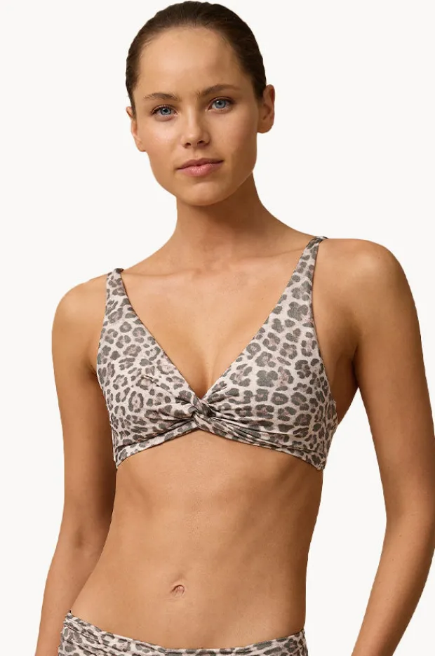 Bikini Tops|Monte u0026 Lou Belle Multi Fit Twist Crop Animal