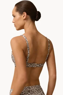 Bikini Tops|Monte u0026 Lou Belle Multi Fit Twist Crop Animal