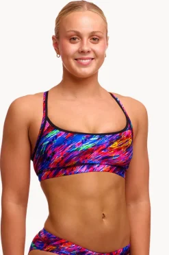 Bikini Tops|Funkita Big Bang Sports Top Multi