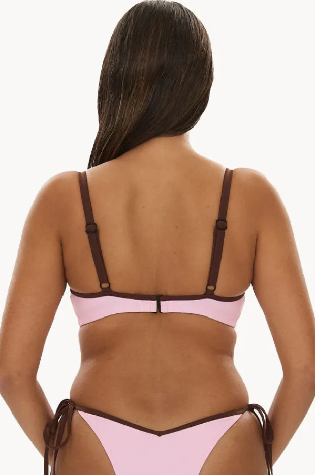 Bikini Tops|Raq Apparel Bind GG/H Cup Balconette Bra Floss/choc