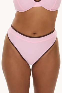 Bottoms|Raq Apparel Bind High Leg Brief Floss/choc