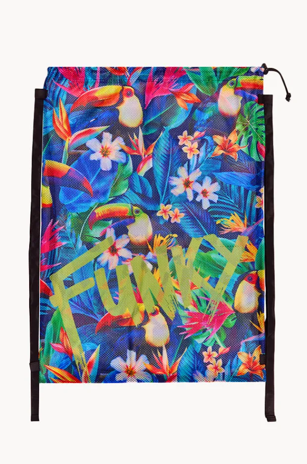 Sport Bags|Bags|Funky Trunks Birdie Wordie Mesh Gear Bag Navy/multi