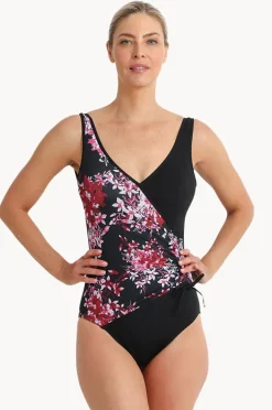 One Pieces|Poolproof Blissful Cross Over One Piece Black