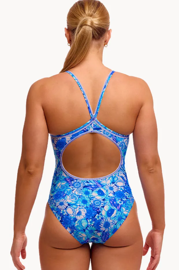 One Pieces|Funkita Bloom Shakalaka Diamond Back One Piece Blue