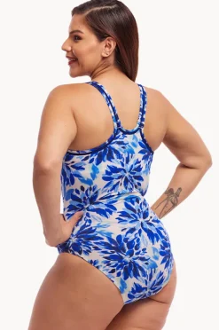 One Pieces|Funkita Blossom Blue Locked In Lucy One Piece Blue/white