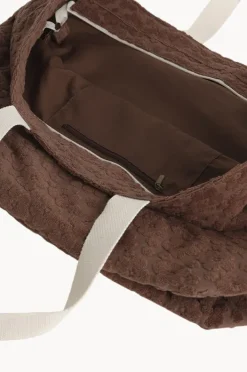 Beach Bags|Bags|Roxy Blossom Terry Tote Almond