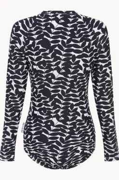 Rashies & Sunsuits|Babes In The Shade Blue Acacia Sunsuit Navy/White