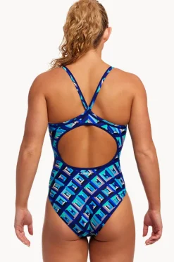 One Pieces|Funkita Diamond Back One Piece Blue bunkers